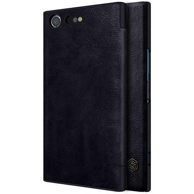 Nillkin Qin Series PU Leather + Hard PC Case for Sony Xperia XZ Premium - Black