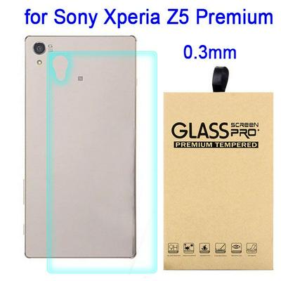 2.15D 0.3mm 9H Anti-Crack Series Tempered Glass Back Film Cover for Sony Xperia Z5 Premium