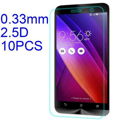10Pcs 0.33mm 2.5D Lobo Material Tempered Glass with Korean Glue Screen Protector for Asus ZenFone 2 5.5inch ZE551ML ZE550ML