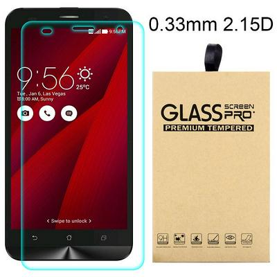 2.15D 0.33mm 9H Arc Edge Explosion-Proof Transparent Tempered Glass Screen Protector for Asus Zenfone 2 Laser (ZE550KL)