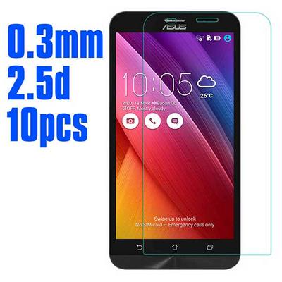 No Package 10pcs 0.3mm 2.5D Arc Edge AGC Japan Toyo Glue Tempered Glass Film for ZenFone 2 5.5inch (ZE551ML/ ZE550ML)