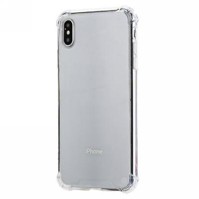 Shockproof Four Corners All Coverage Acrylic Soft Silicone Transparent Back Cover Protective Case for iPhone Xs Max 6.5 - Transparent