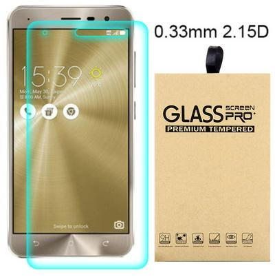 2.15D 0.33mm 9H Arc Edge Explosion-Proof Transparent Tempered Glass Screen Protector for Asus Zenfone 3 ZE520KL