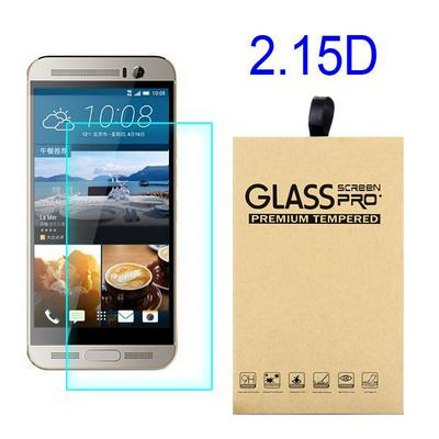 2.15D Arc Edge 9H Tempered Glass Anti- Crack Protector Film for HTC One M9 Plus