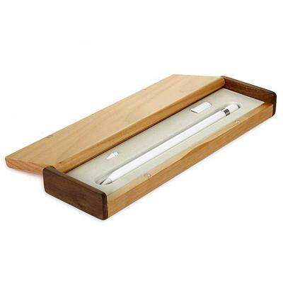 Samdi White Birch Wooden Gift Box for Pen & Pencil - Wood Color