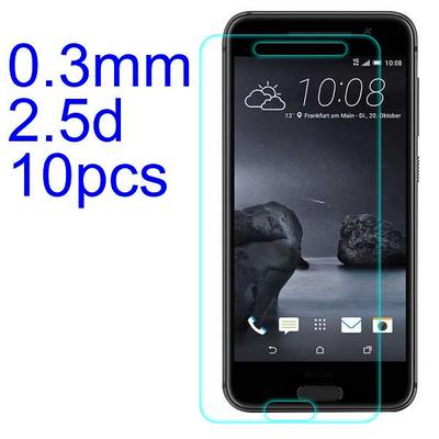 10Pcs 0.3mm 2.5D AGC Material Tempered Glass with Toyo Glue Electroplating Fingerprint Coating Screen Protector for HTC One A9