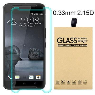 2.15D 0.33mm 9H Arc Edge Explosion-Proof Transparent Tempered Glass Screen Protector for HTC X9