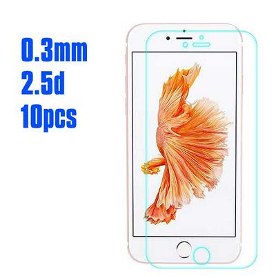 No Package 10Pcs 2.5D 0.3mm Premium Tempered Glass Screen Protector for iPhone 7 
