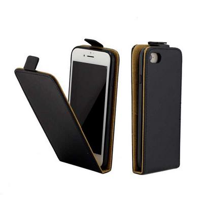 Vertical Flip Sewing Edged PU Leather + Soft TPU with Magnetic Buckle and Card Holder Protective Business Case for iPhone 7 / 8