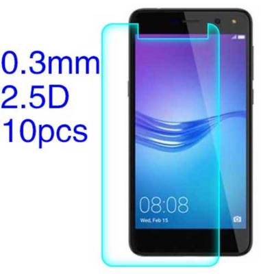 10Pcs 0.3mm 2.5D Tempered Glass Screen Protector Film for Huawei Y6 (2017)