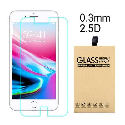 2.5D 0.3mm 9H ARC Surface Premium Tempered Glass Screen Protector Film for iPhone 8 Plus 
