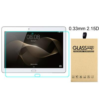 2.15D 0.33mm 9H Arc Edge Explosion-Proof Transparent Tempered Glass Screen Protector for HuaWei M2