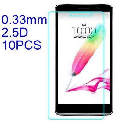 10Pcs 0.33mm 2.5D Lobo Material Tempered Glass with Korean Glue Screen Protector for LG G4 stylus \ G Stylo