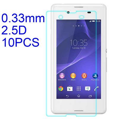10Pcs 0.33mm 2.5D Lobo Material Tempered Glass with Korean Glue Screen Protector for Sony Xperia E3 D2203 D2206