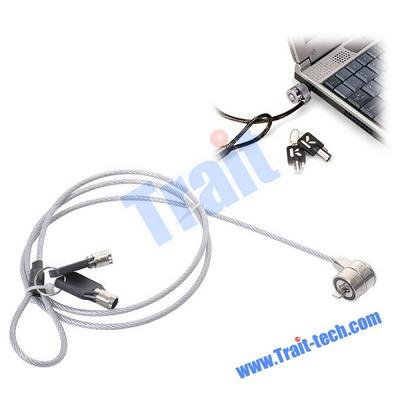 Fashionable Notebook Computer Lock with 2 Key