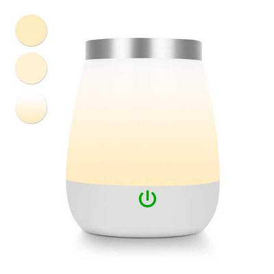 Vase Lamp LED Night Light USB Rechargeable Vase Table Lamp 3 Working Modes Night Light - Warm White 