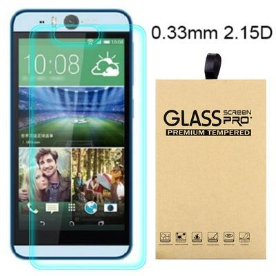 2.15D 0.33mm 9H Arc Edge Explosion-Proof Transparent Tempered Glass Screen Protector for HTC Desire Eye