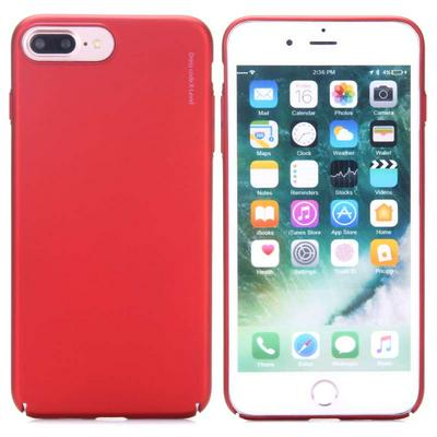 X-Level Kight Series Solid Color Hard PC Back Cover for iPhone 7 Plus / 8 Plus - Red