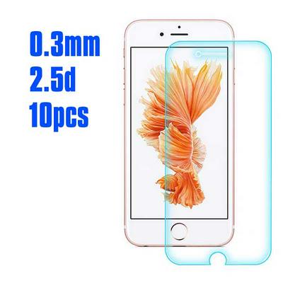 No Package 10Pcs 2.5D 0.3mm Premium Tempered Glass Screen Protector for iPhone 6 Plus / 6S Plus