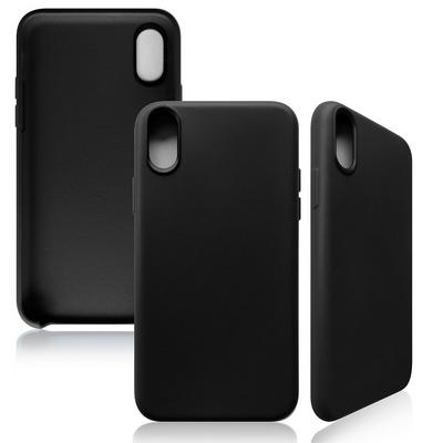 Double Color Classic Dermatoglyphs Soft TPU Back Cover Case for iPhone X - Black
