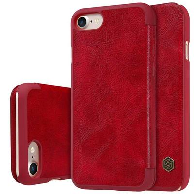 Nillkin Qin Series PU Leather + PC Card Holder Case for iPhone 7 - Red