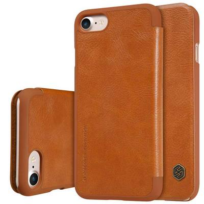 Nillkin Qin Series PU Leather + PC Card Holder Case for iPhone 7 - Brown 