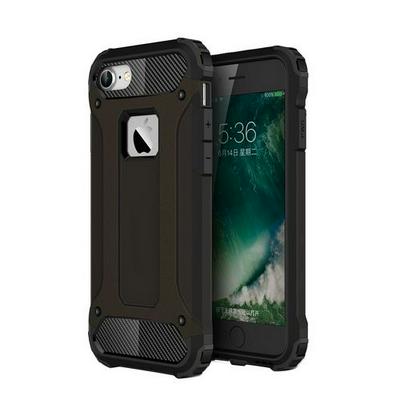 Tough Armor Detachable 2 in 1 Hybrid TPU + PC Combination Case for iPhone 7 - Black
