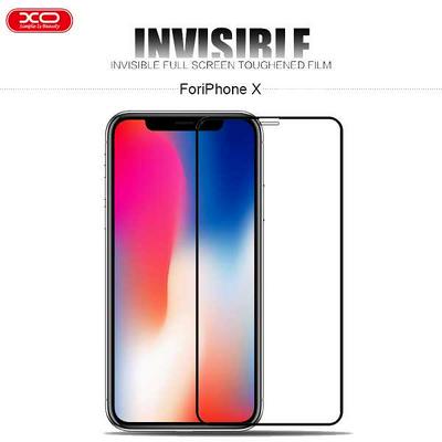 XO 0.6mm 9H 2.5D ARC High Definition Invisible Full Cover Tempered Glass Screen Protector Film for iPhone X