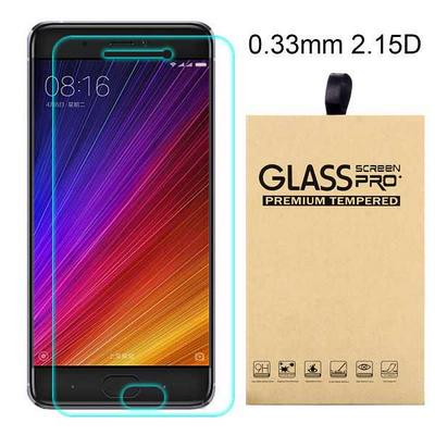 2.15D 0.33mm 9H Arc Edge Explosion-Proof Transparent Tempered Glass Screen Protector for Xiaomi 5S