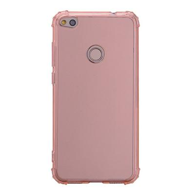 Solid Color Anti-Scratch Anti-Drop Transparent Soft TPU Back Cover Protective Case for Huawei P8 Lite (2017) / Honor 8 Lite / Nova Lite / P9 Lite (2017) - Pink