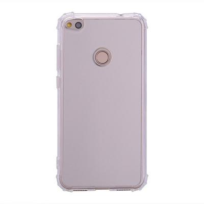 Solid Color Anti-Scratch Anti-Drop Transparent Soft TPU Back Cover Protective Case for Huawei P8 Lite (2017) / Honor 8 Lite / Nova Lite / P9 Lite (2017) - White