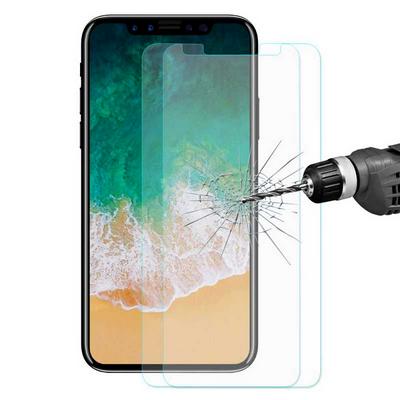 2 Pieces Enkay Hat-Prince 0.26mm 2.5D Round Edge 9H Hardness Ultimate Scratch Tempered Glass Screen Protector for iPhone X