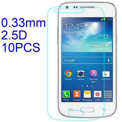 10Pcs 0.33mm 2.5D ARC Ultratiin Lobo Material Tempered Glass with Korean Glue Screen Protector for Samsung Galaxy Core Plus/ Galaxy Trend 3 G3500 G3502 