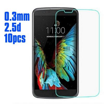 No Package 10pcs 0.3mm 2.5D Arc Edge AGC Japan Toyo Glue Tempered Glass Film for LG K10 / K10e70