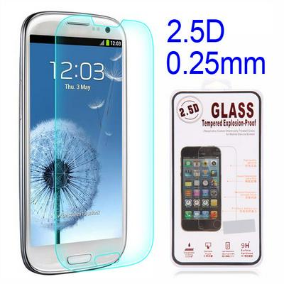 0.25mm 2.5D Explosion-proof Tempered Glass Film Guard Screen Protector for Samsung Galaxy S3 I9300