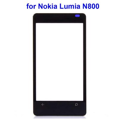 Front Glass Lens Repair Part for for Nokia Lumia N800 - Black