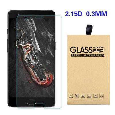 9H 2.15D 0.33mm Anti-crack Tempered Glass Half-Screen Protector Film for One Plus 5 