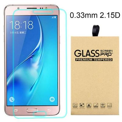 2.15D 0.33mm 9H Arc Edge Explosion-Proof Transparent Tempered Glass Screen Protector for Samsung Galaxy J5 J510 (2016)