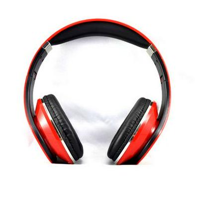 Feinier FE-151 Wired Flexible Headphone with Mic and One Plug At Each End for Games at Home/ in Internet Cafe(Red)