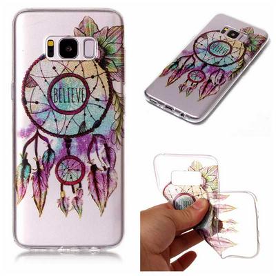 Colored Painting Ultra Thin Transparent Soft TPU Back Cover Case for Samsung Galaxy S8 / G9500 - Dream Catcher