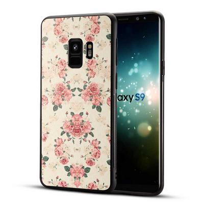 Colored Painting Detachable PU Leather Coated PC + Soft TPU Back Cover Case for Samsung Galaxy S9 