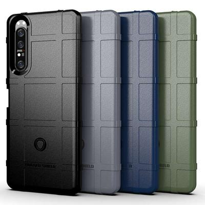 For Sony Xperia 1 II Shield Protective Series Military-grade Anti-fall Shockproof Soft TPU Back Cover Case