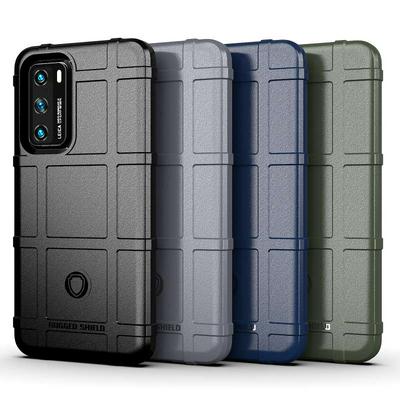 For Huawei P40 Shield Protective Series Military-grade Anti-fall Shockproof Soft TPU Back Cover Case