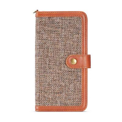 Detachable with Strap Picture Frame PU Leather + TPU Back Cover Case with Card Holder and Wallet Protecting Cover Case for Samsung Galaxy S9 - Brown