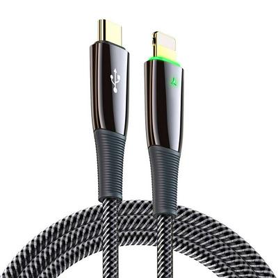 K-IV PD Fast Charging Data Cable for iPhone 12 Mobile Phone Type-c to Lighting Flash Charging Cable