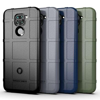 For Xiaomi Redmi Note 9/Redmi 10X 4G Shield Protective Series Military-grade Anti-fall Shockproof Soft TPU Back Cover Case