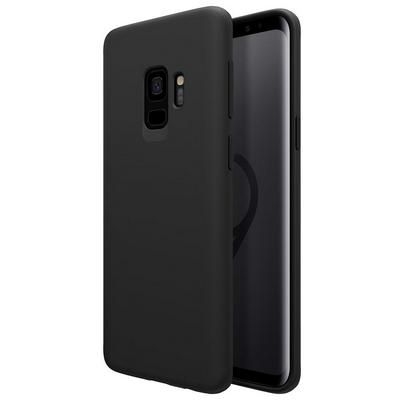 Nillkin Flex Pure Series Good Touch Feeling Solid Color Soft Silicone Back Cover Protective Case for Samsung Galaxy S9 - Black