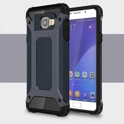 King Kong Armor 2 in 1 Detachable Hard PC + Soft TPU Back Cover Case for Samsung Galaxy A5 (2017) Duos A520 - Dark Blue