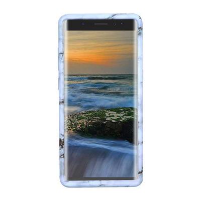 Marble Pattern Detachable 3 in 1 Hybrid Hard PC + TPU Back Cover Case for Samsung Galaxy Note 8 - Grey
