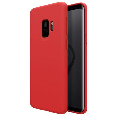 Nillkin Flex Pure Series Good Touch Feeling Solid Color Soft Silicone Back Cover Protective Case for Samsung Galaxy S9 - Red